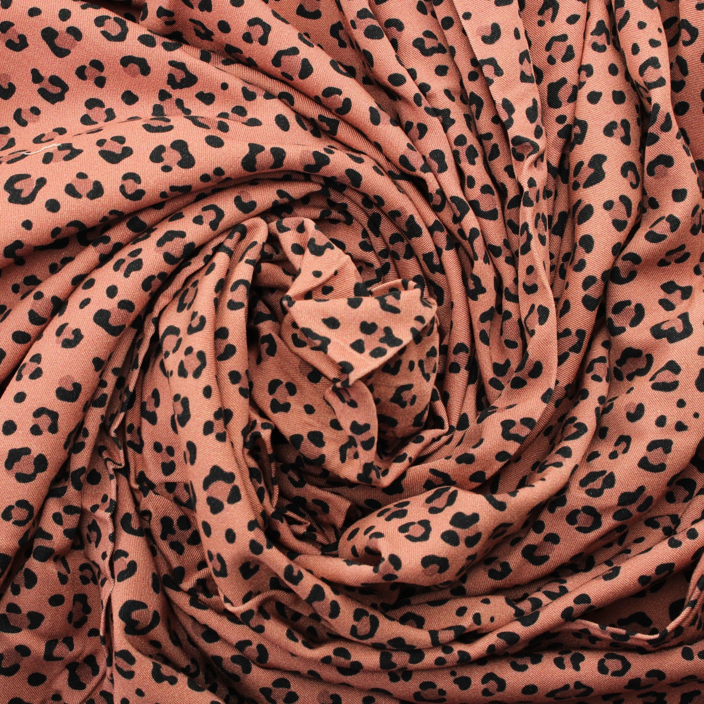 Vanharoosa pantterikuvioinen Viskoosi - Pala