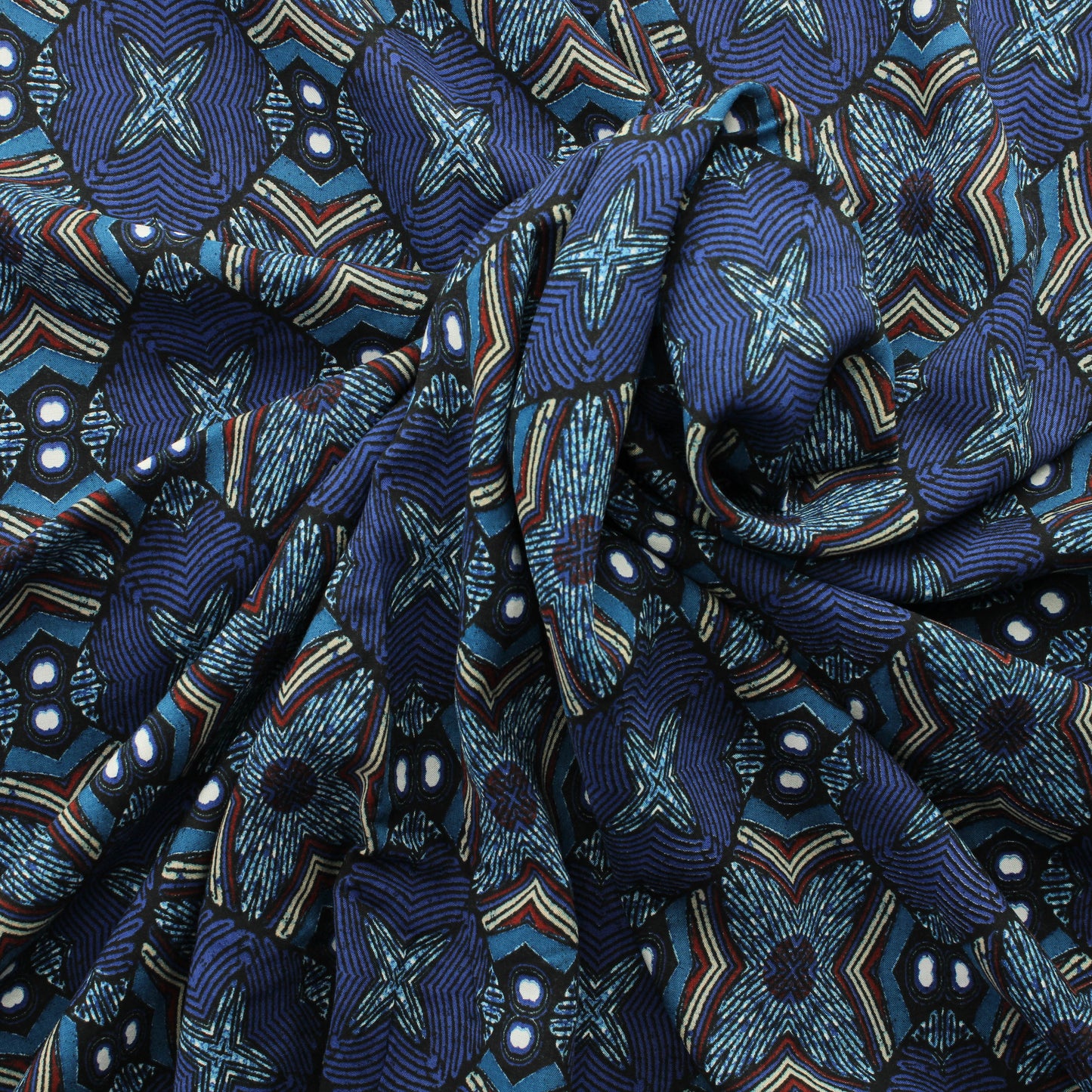 Sinikuvioinen Viskoosi - Pala