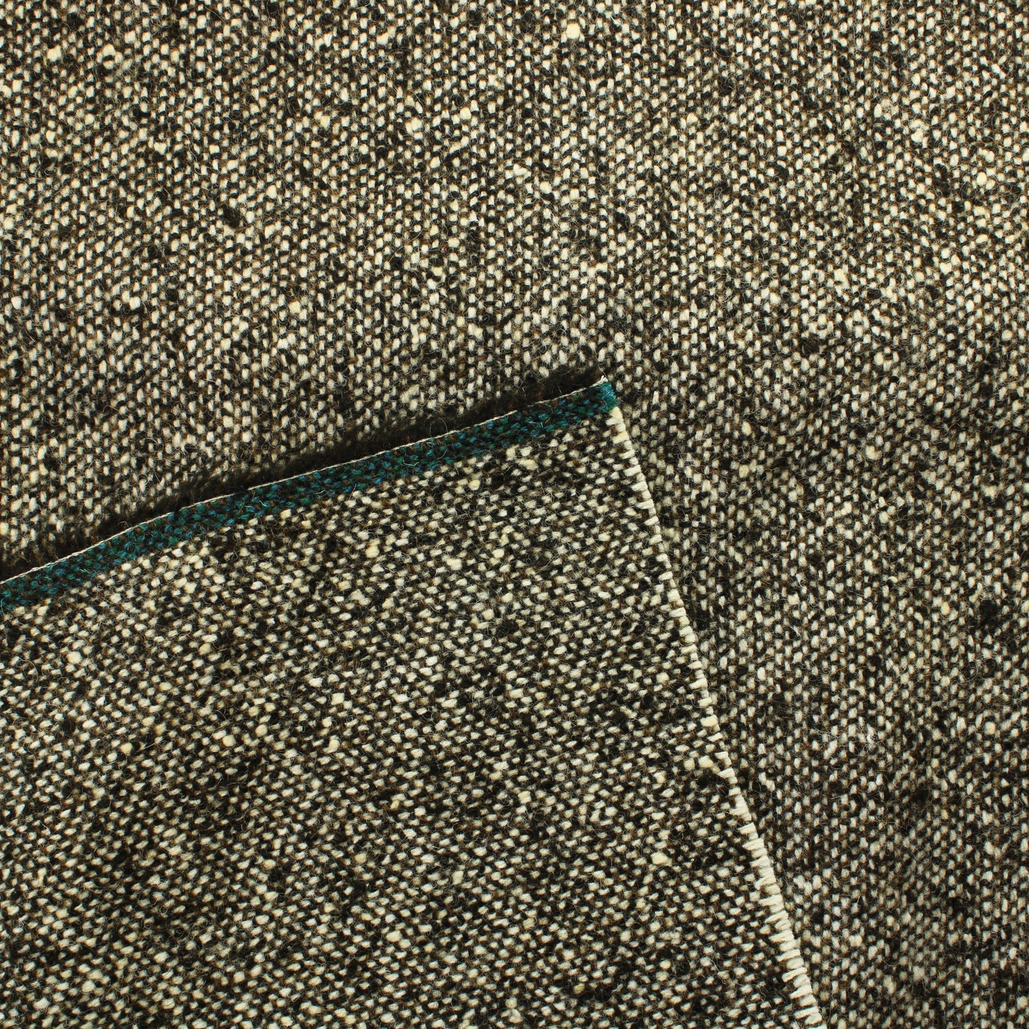 Ruskea-valkoinen Villakangas - Pala