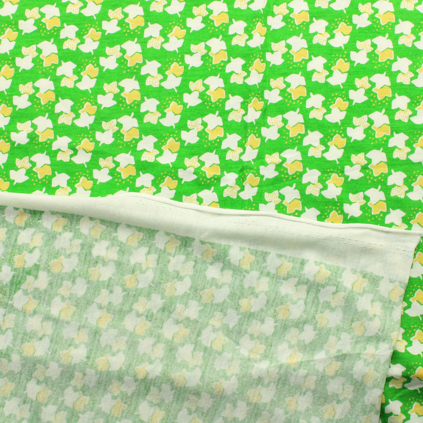 Lehtikuvioinen Ohut Trikoo - Pala