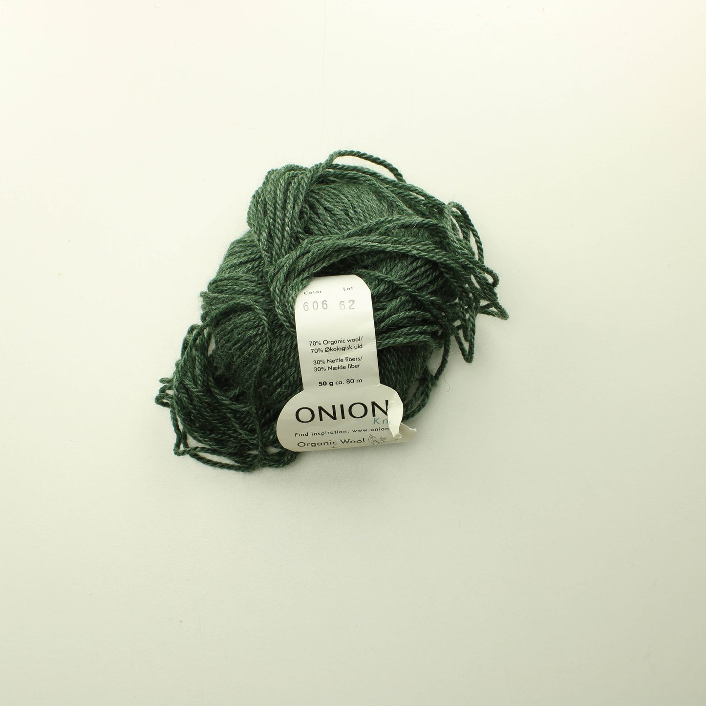 Onion No.3 Organic wool + Nettles - 606 Lankapussi 178