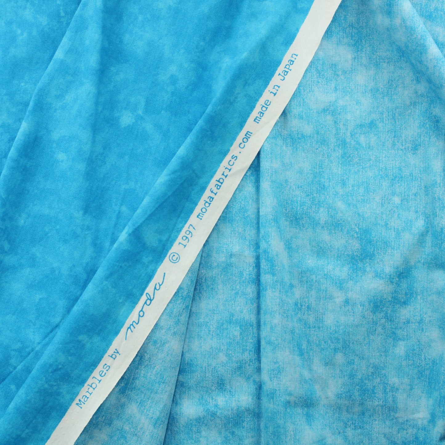 Turkoosi kuviollinen Puuvilla - Pala