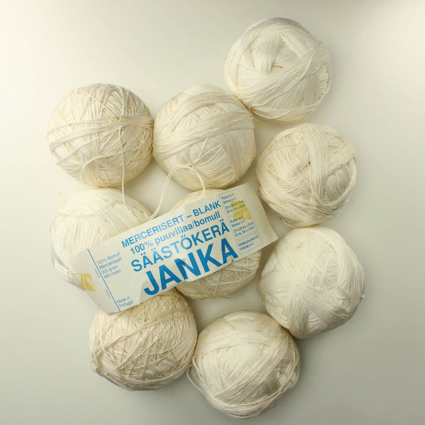 Merseroitu puuvilla - Lankapussi