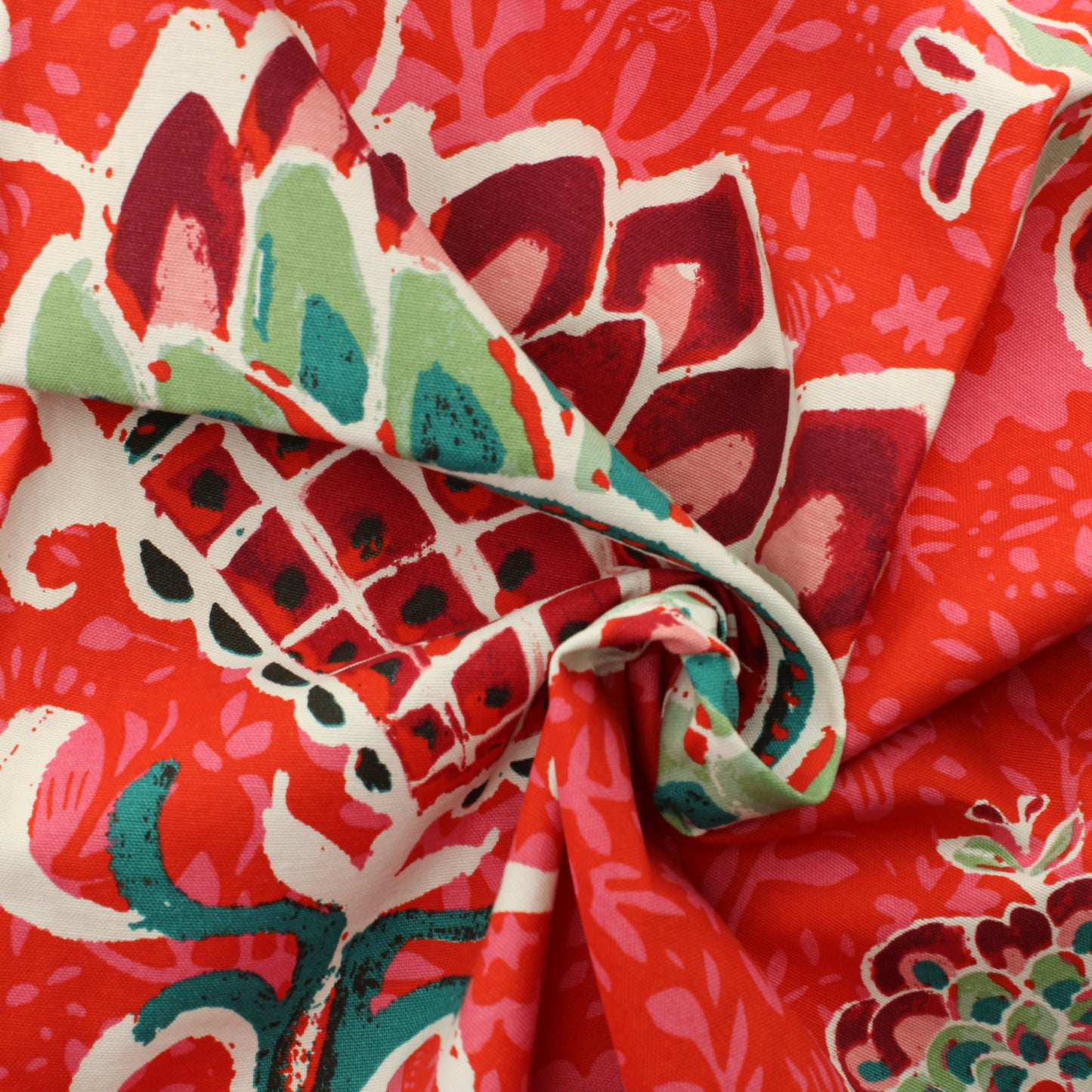 Kukkakuvioiset Puuvillaverhot - Palapaketti