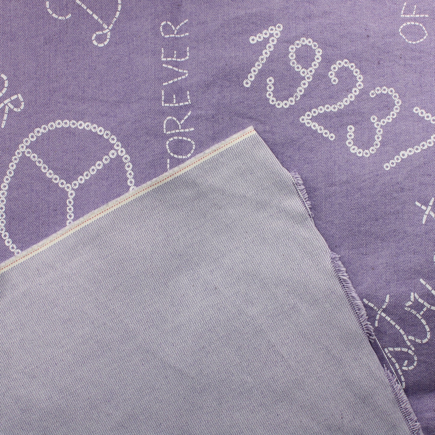 Violetti Farkkukangas - Pala