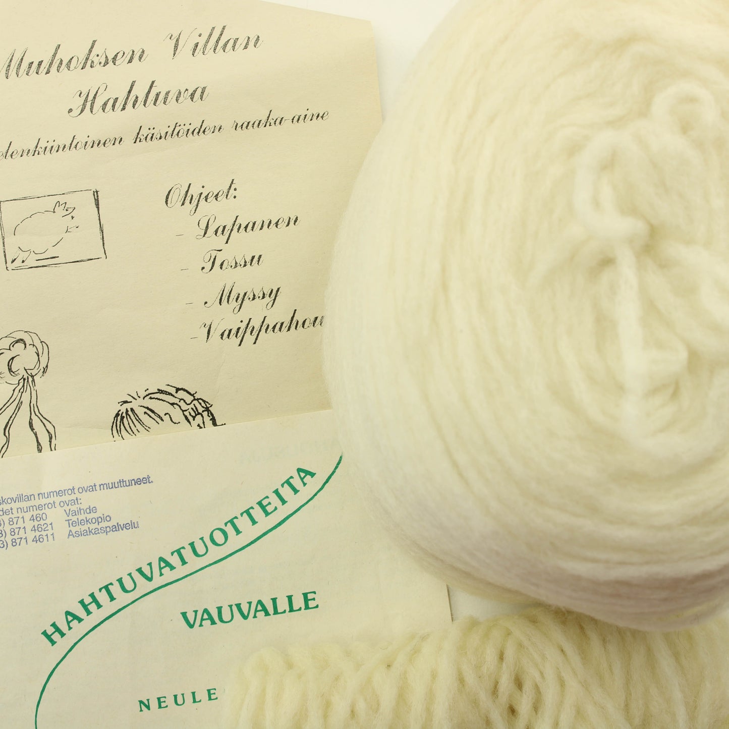 Ruskovilla Hahtuvalanka - Lankapussi 220