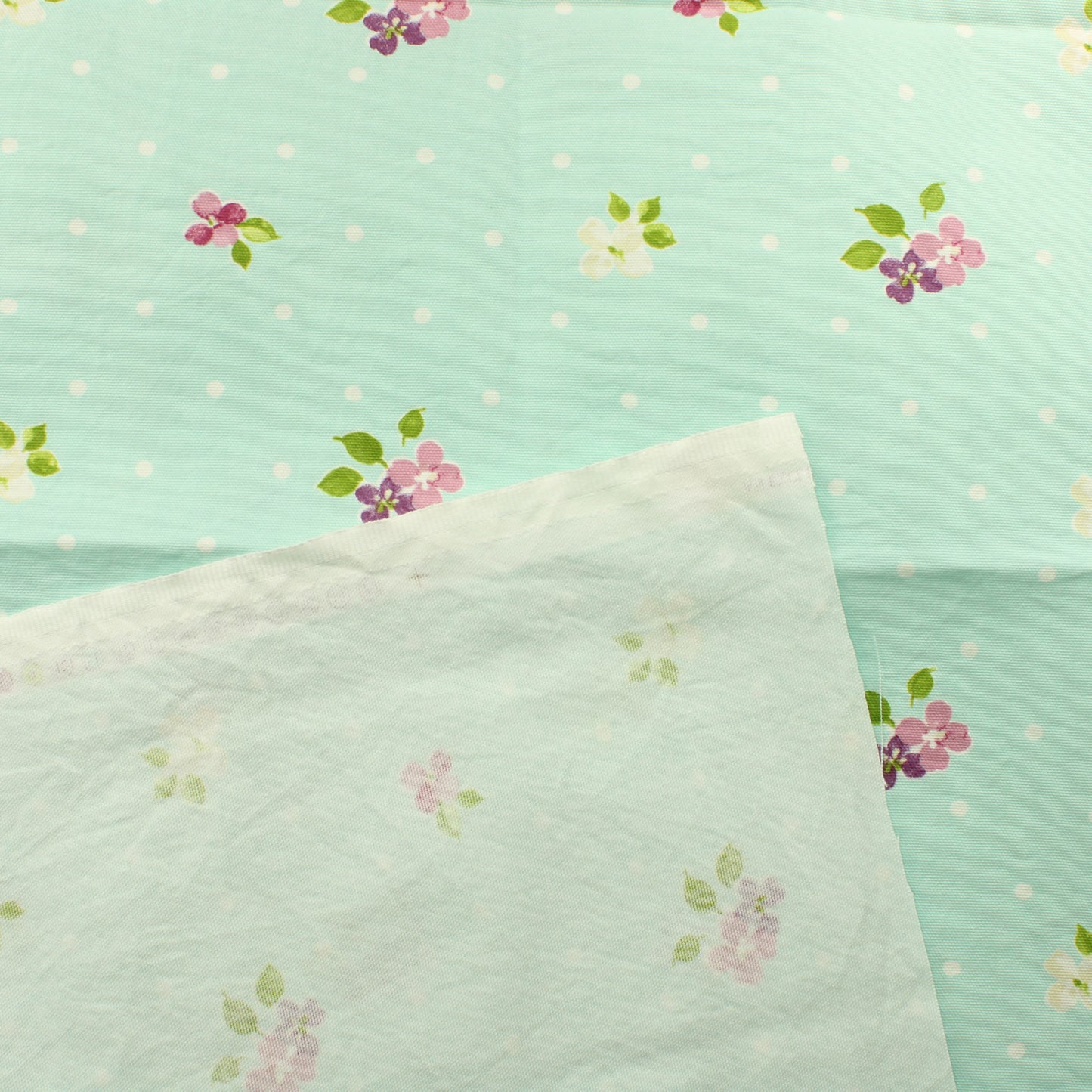 Vaaleansininen kukka Puuvilla - Pala