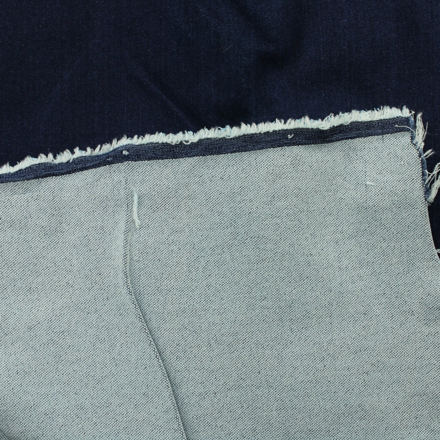 Tummansininen joustava Farkkukangas - Pala