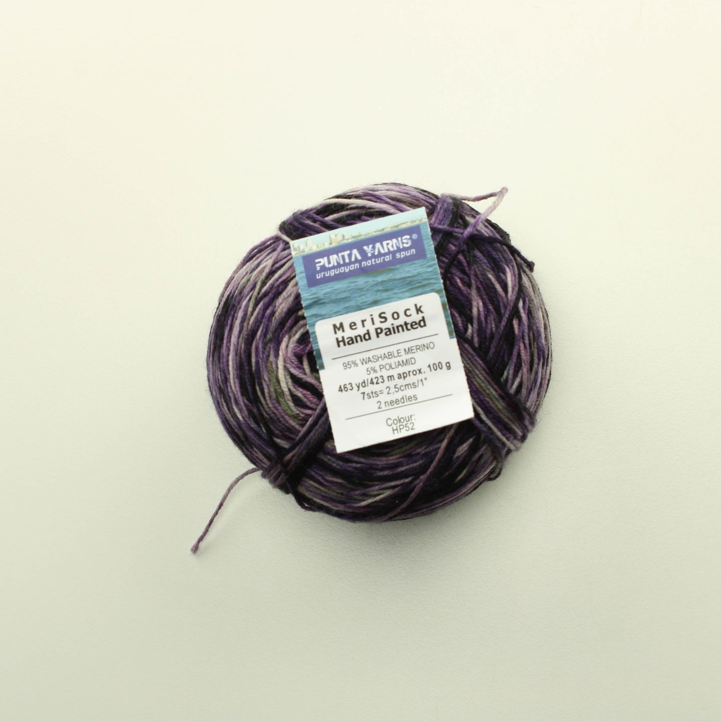 Punta Yarns Merisock Hand Painted 90g - HP52