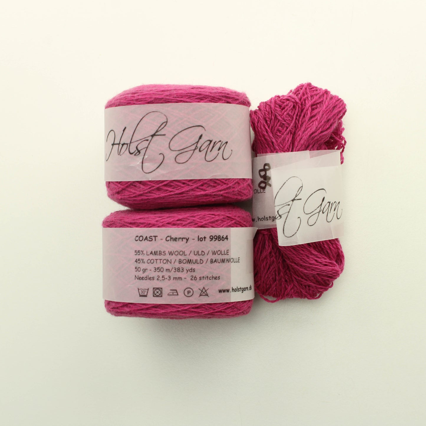 Holst Garn Coast - Cherry Lankapussi 247