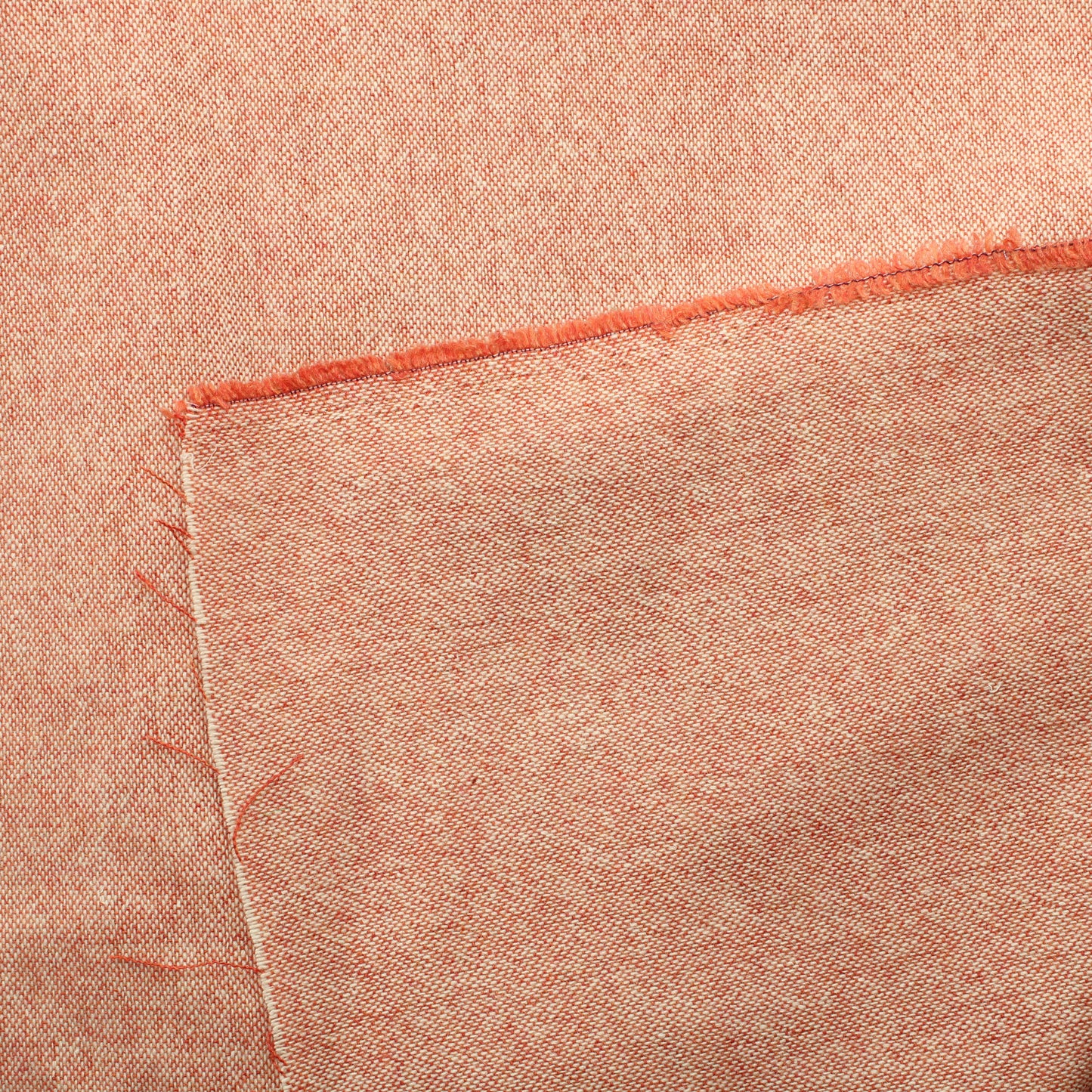 Punavalkoinen Villasekoitekangas - Pala