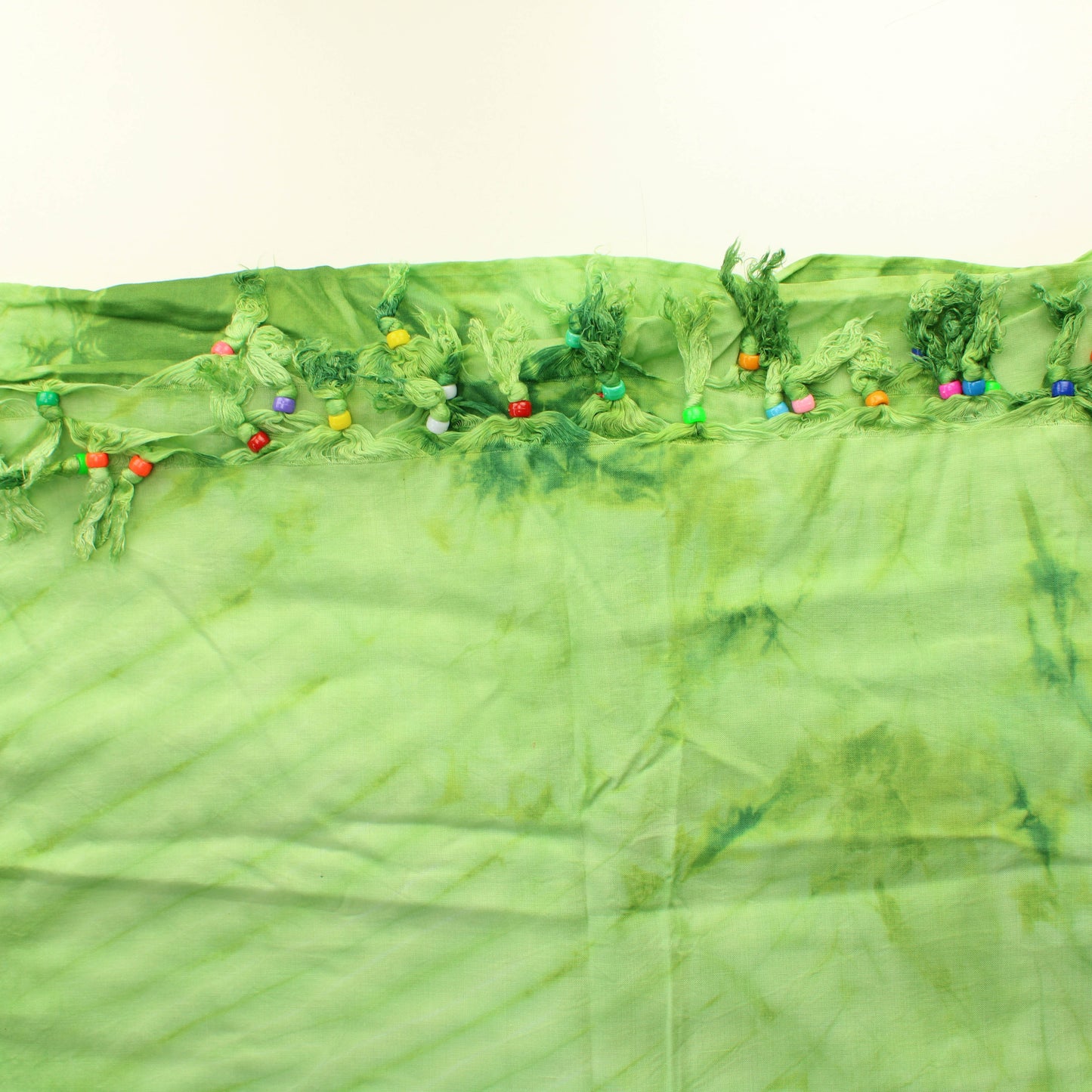 Vihreä Batiikkivärjätty Puuvillahuihi - Pala