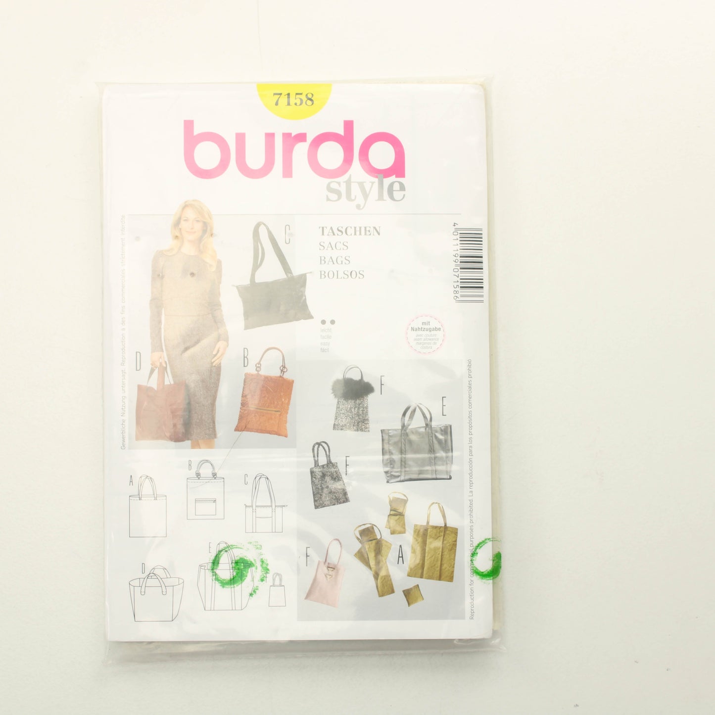 Burda Style 7158 Laukku