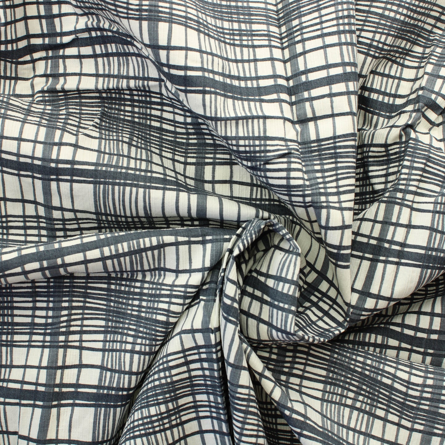 Ruudullinen Puuvillasekoite - Pala