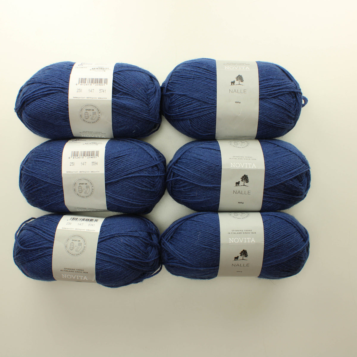 Novita Nalle uusi villaisempi -147 Lankapussi 159 (600g)