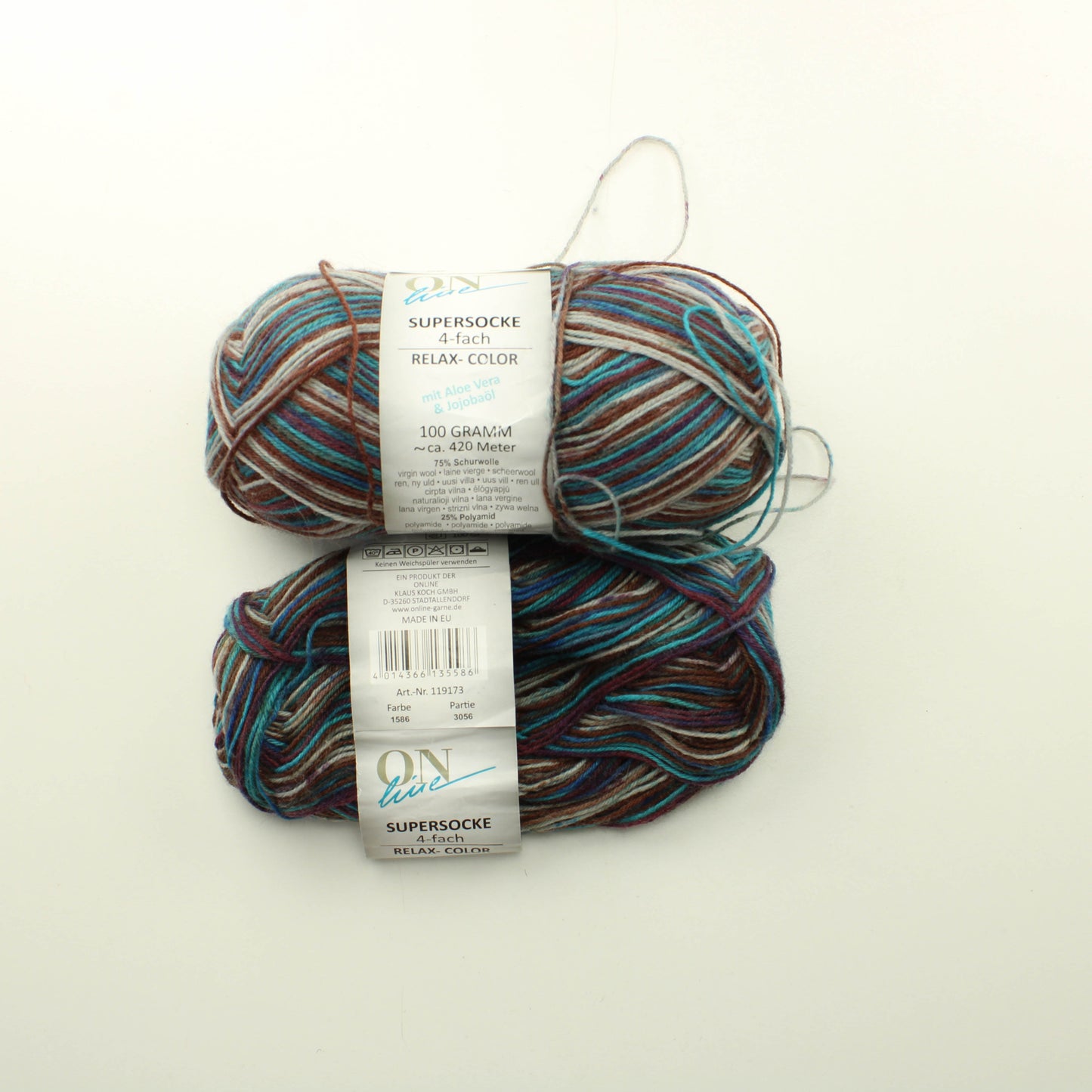 Online Supersocke 4-fach relax-color - 1586 Lankapussi 312 (120g)