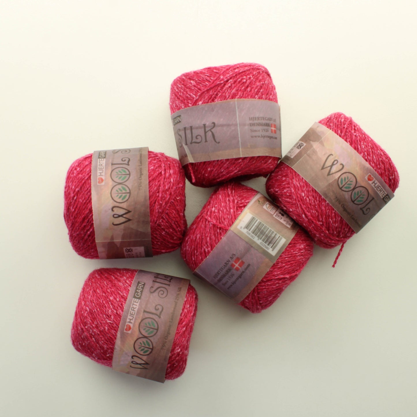Hjertegarn Wool Silk - 3030 Lankapussi 192 (250g)