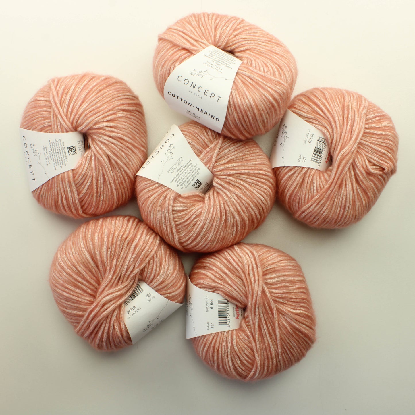 Concept by Katia Cotton-Merino extra fine - 137 Lankapussi (290g)