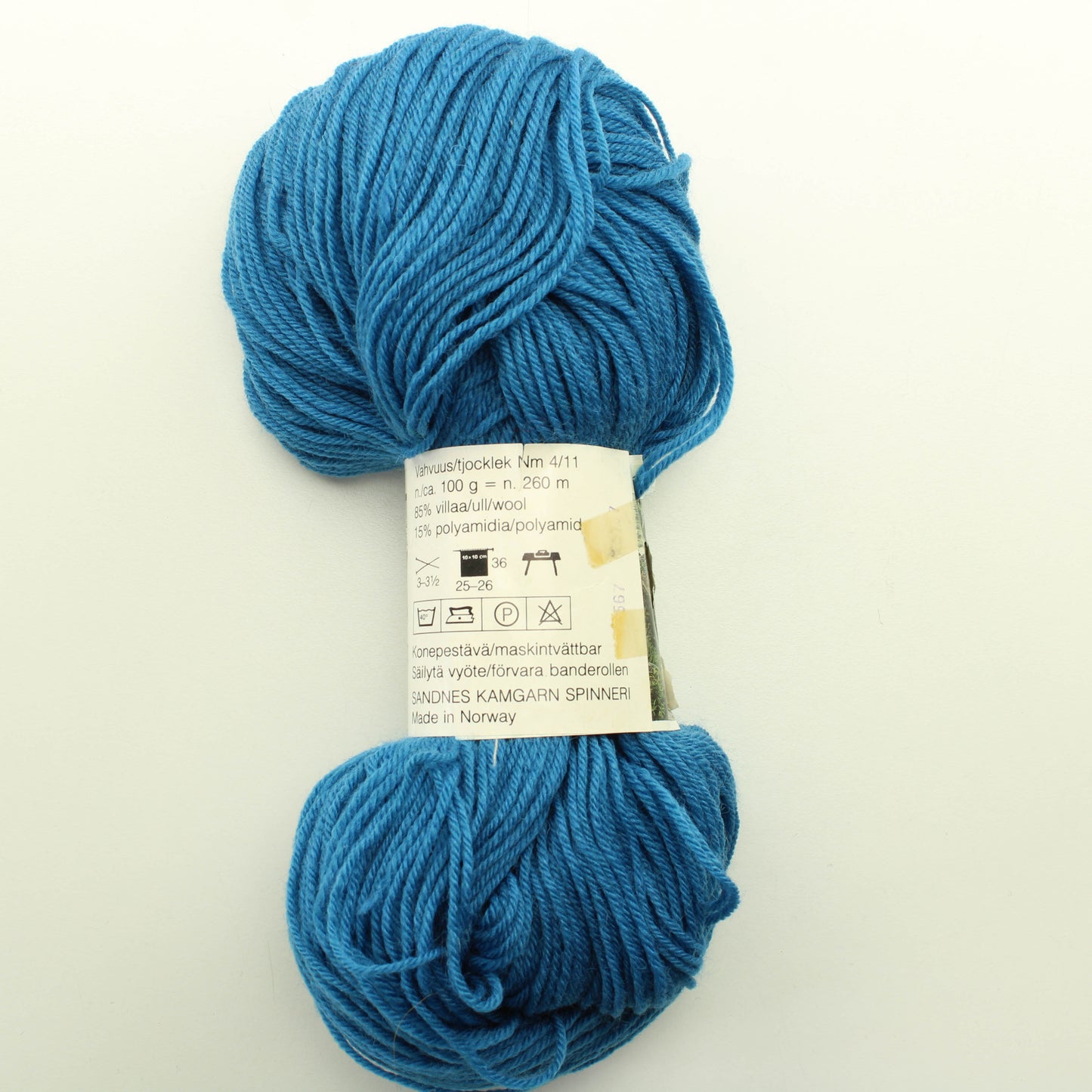 Sandnes Kamgarn Spinneri Maija - Sininen (100g)