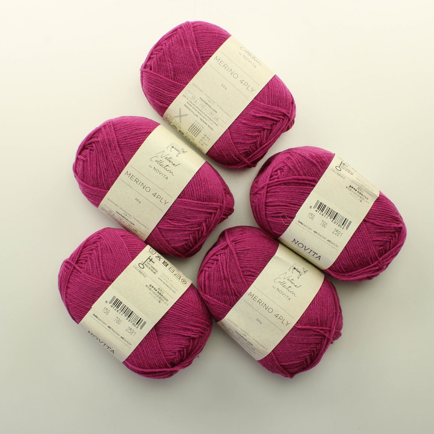 Novita merino 4ply - 780 Lankapussi 614 (250g)