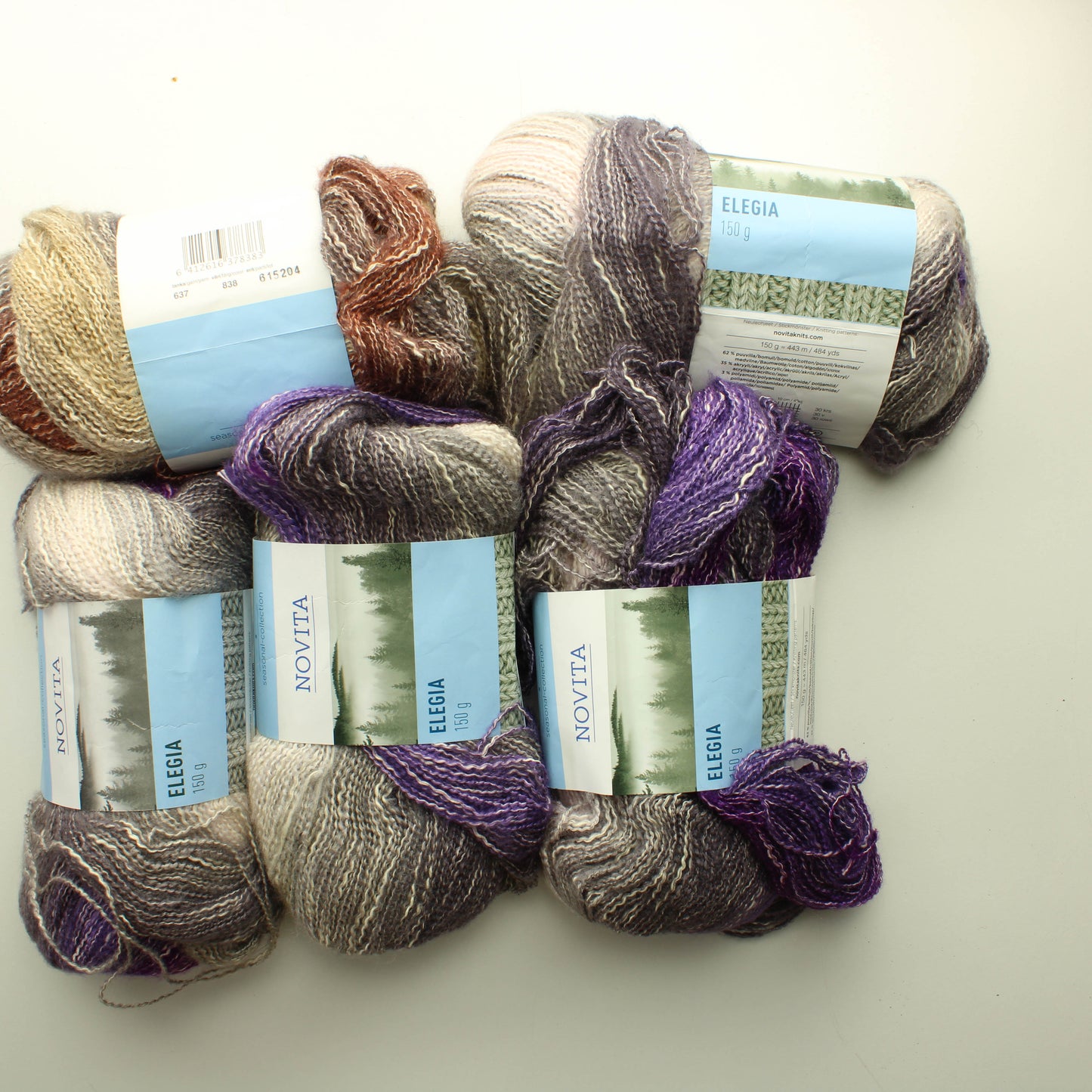 Novita Elegia - 870 Lankapussi (750g)