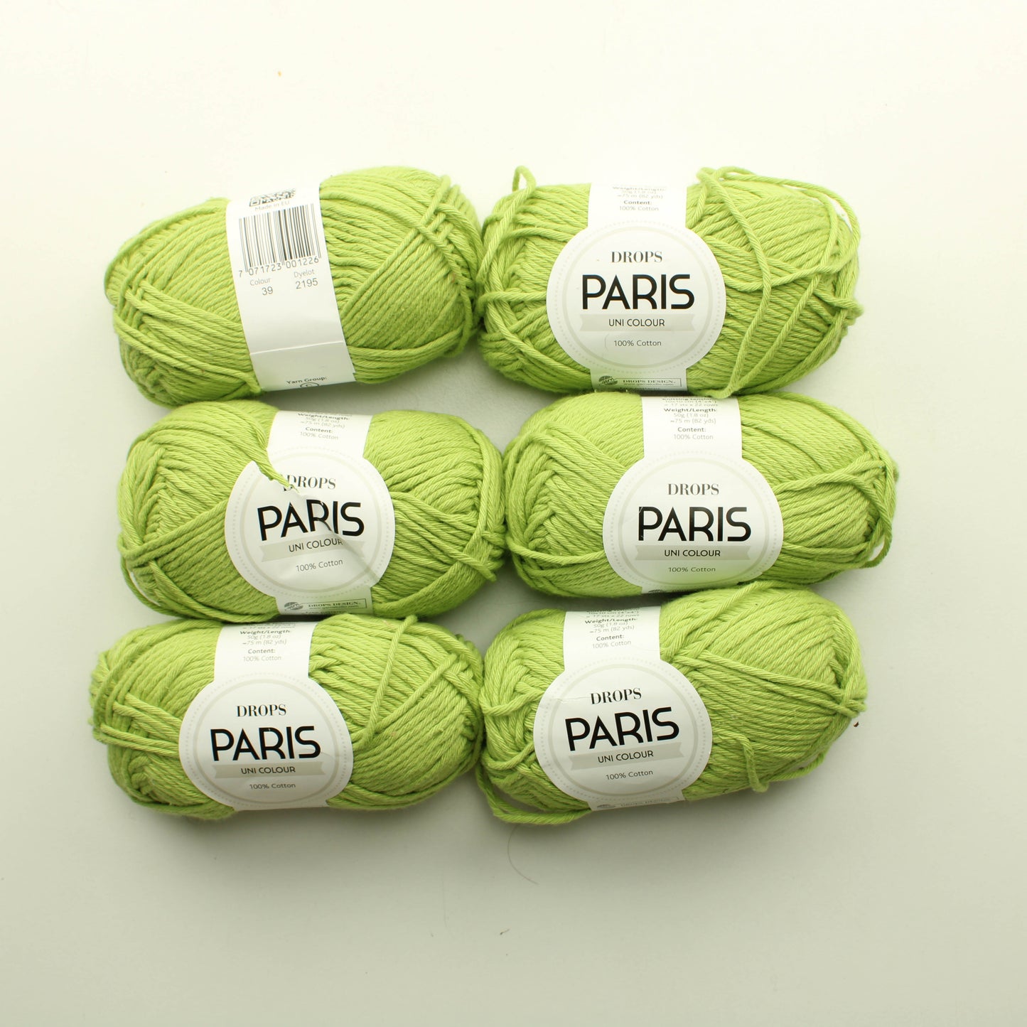 Drops Paris Uni color - 39 Lankapussi 601 (300g)