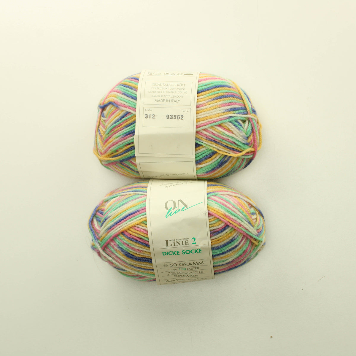 OnLine Linie 2 Dicke Socke - 312 Lankapussi 601 (100g)