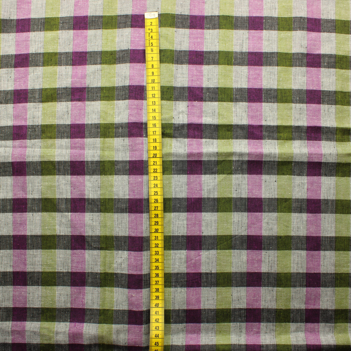 Ruudullinen Puuvillasekoite - Pala