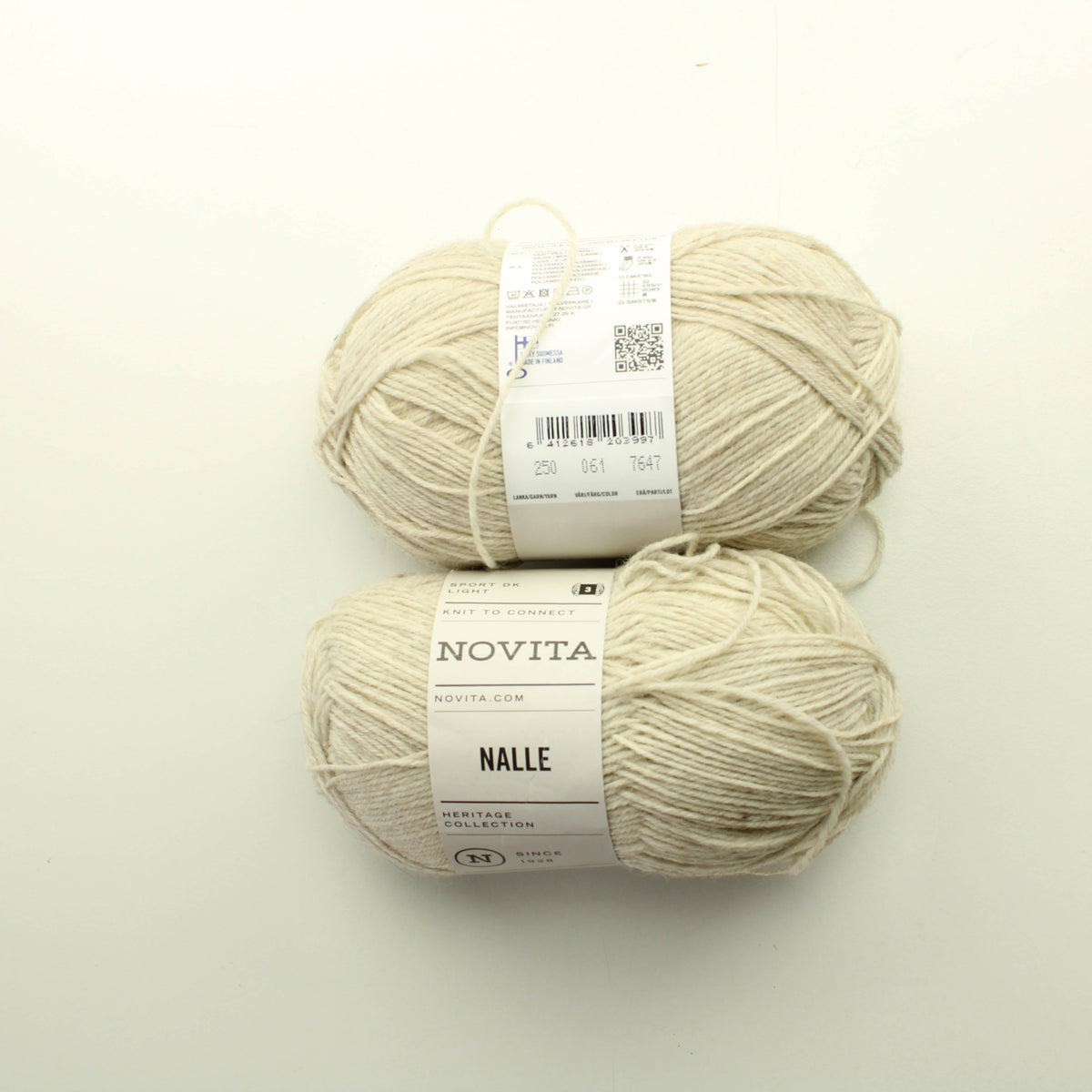 Novita Nalle uusi villaisempi - 061 Lankapussi 751 (200g)