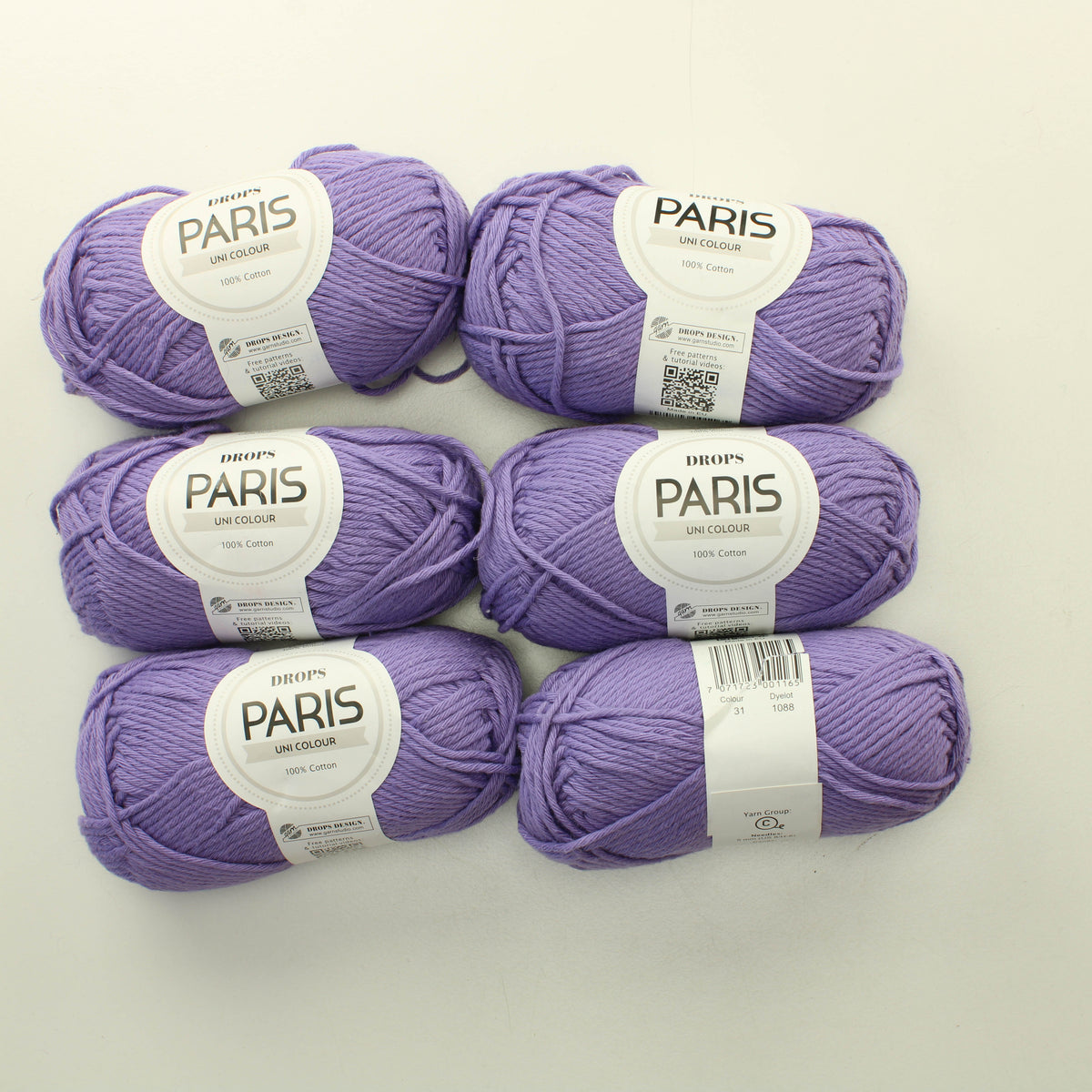 Drops Paris Uni color - 31 Lankapussi 843 (300g)