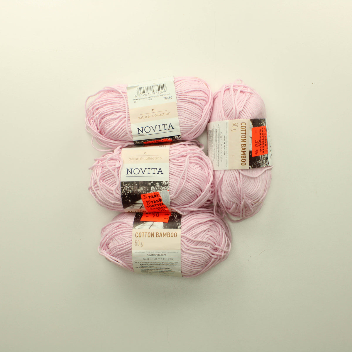 Novita Cotton Bamboo - 502 Lankapussi 831 (200g)