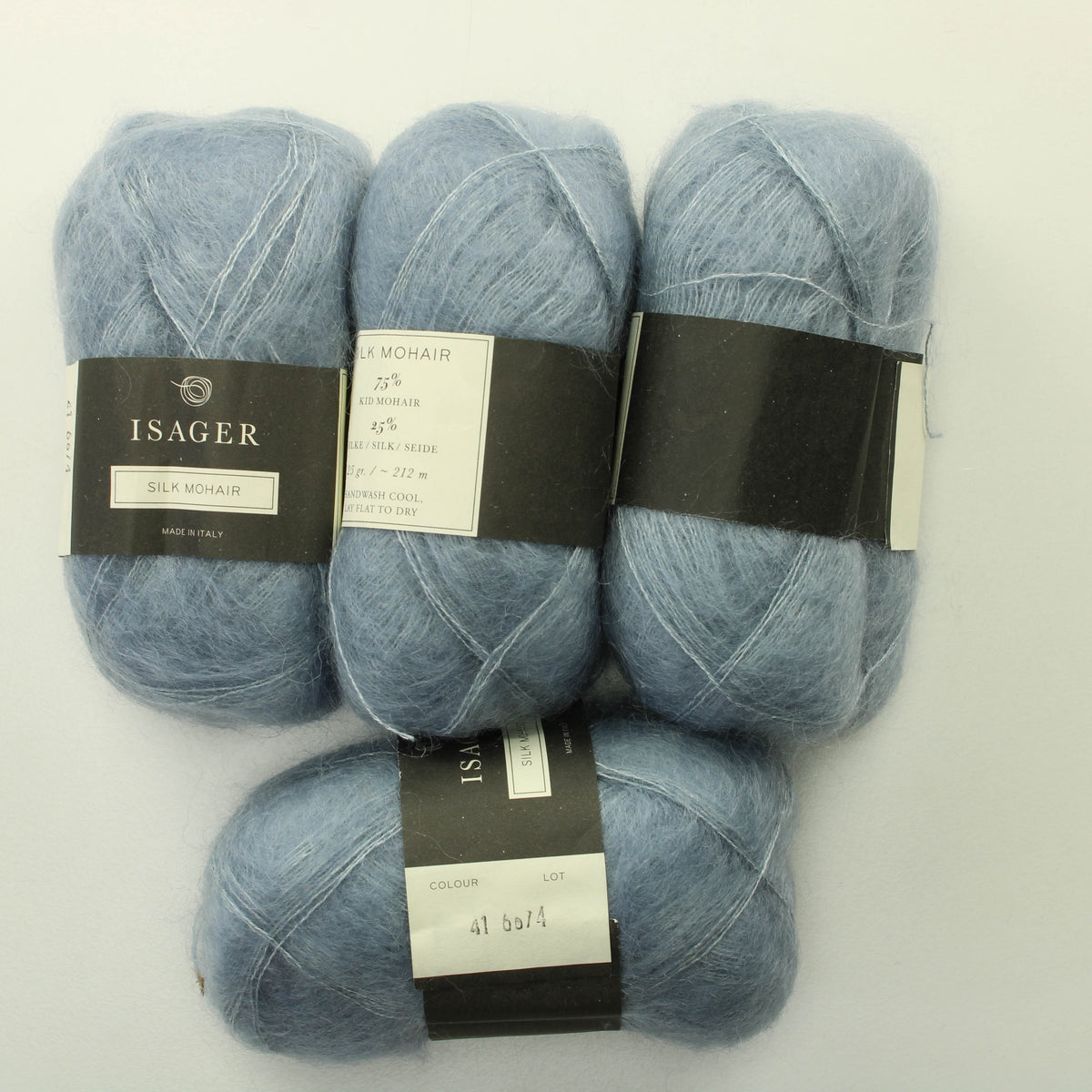 Isager Silk Mohair - 41 Lankapussi 589 (100g)
