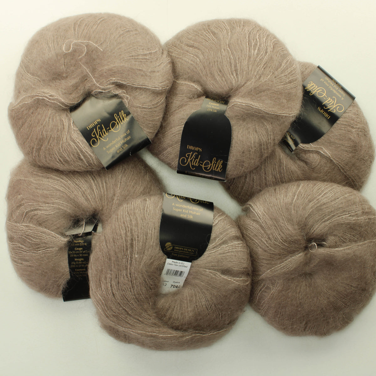 Drops Kid Silk - 12 Lankapussi 121 (150g)
