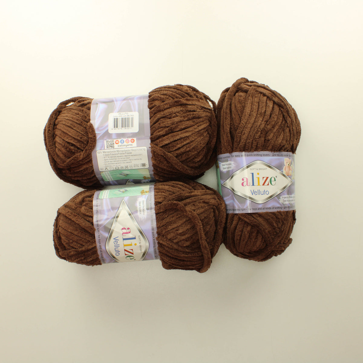 Alize Velluto - 493 Lankapussi (300g)