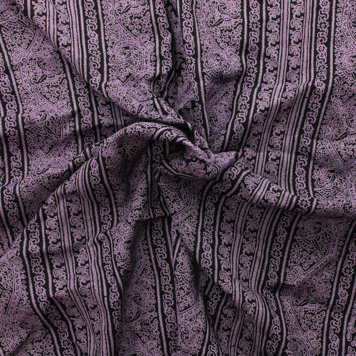Mustavioletti kuviollinen Viskoosi - Pala