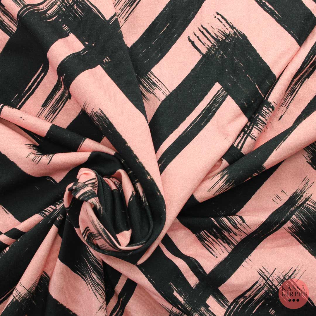 Ommellinen Siksak vaaleanpunainen Trikoo - Pala