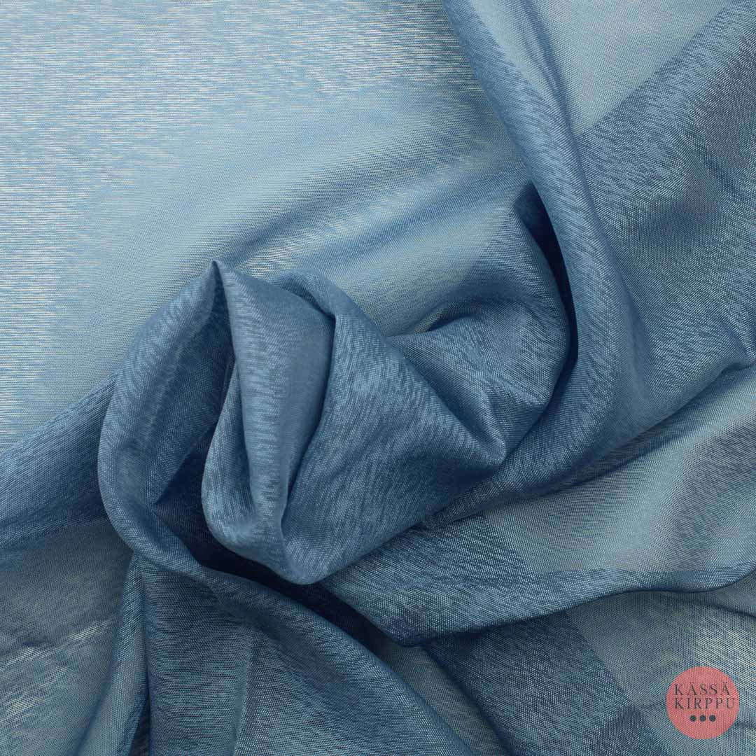 HUOM!! Sininen meleerattu valoverhokangas - Pala