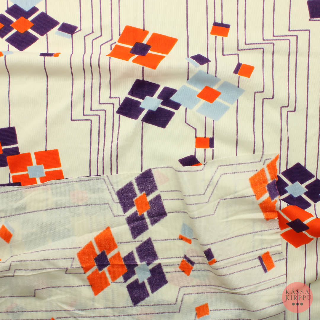 Retromaisella kuosilla ohut Neulos - Pala