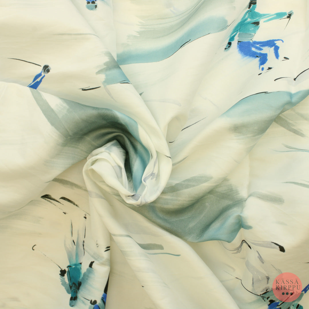 Ohut lasketteluaiheinen tuulikangas - Pala