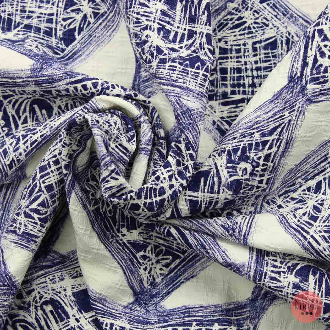 Kuviollinen stuktuuri Puuvillasekoite - Pala