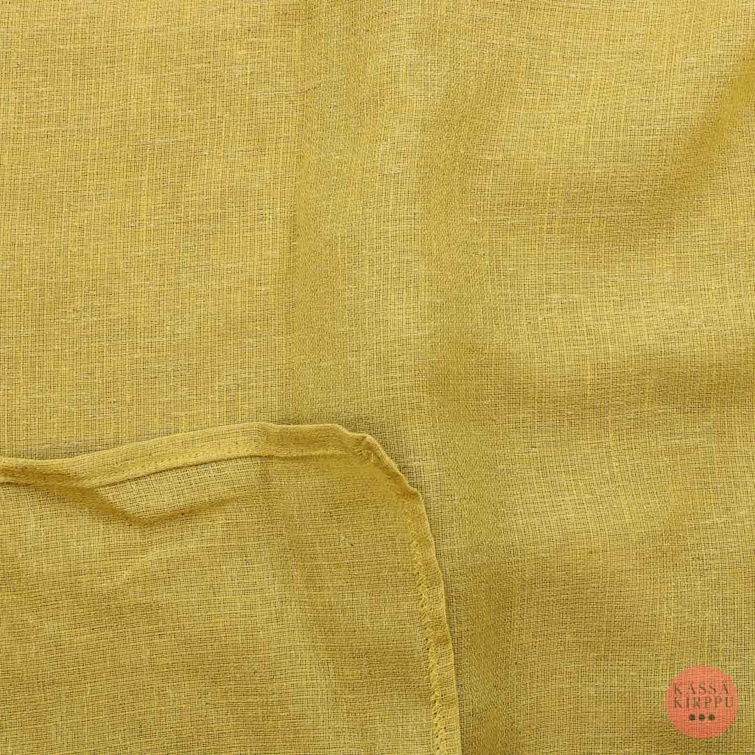 Kellertävä harsomainen valoverhokangas - Pala