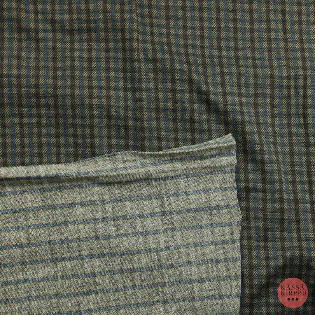 Ruudullinen tummansävyinen Trikoo - Pala