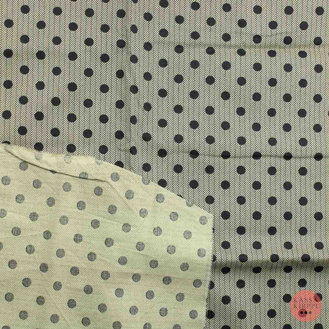 Kuviollinen beige-sininen Puuvilla - Palapaketti