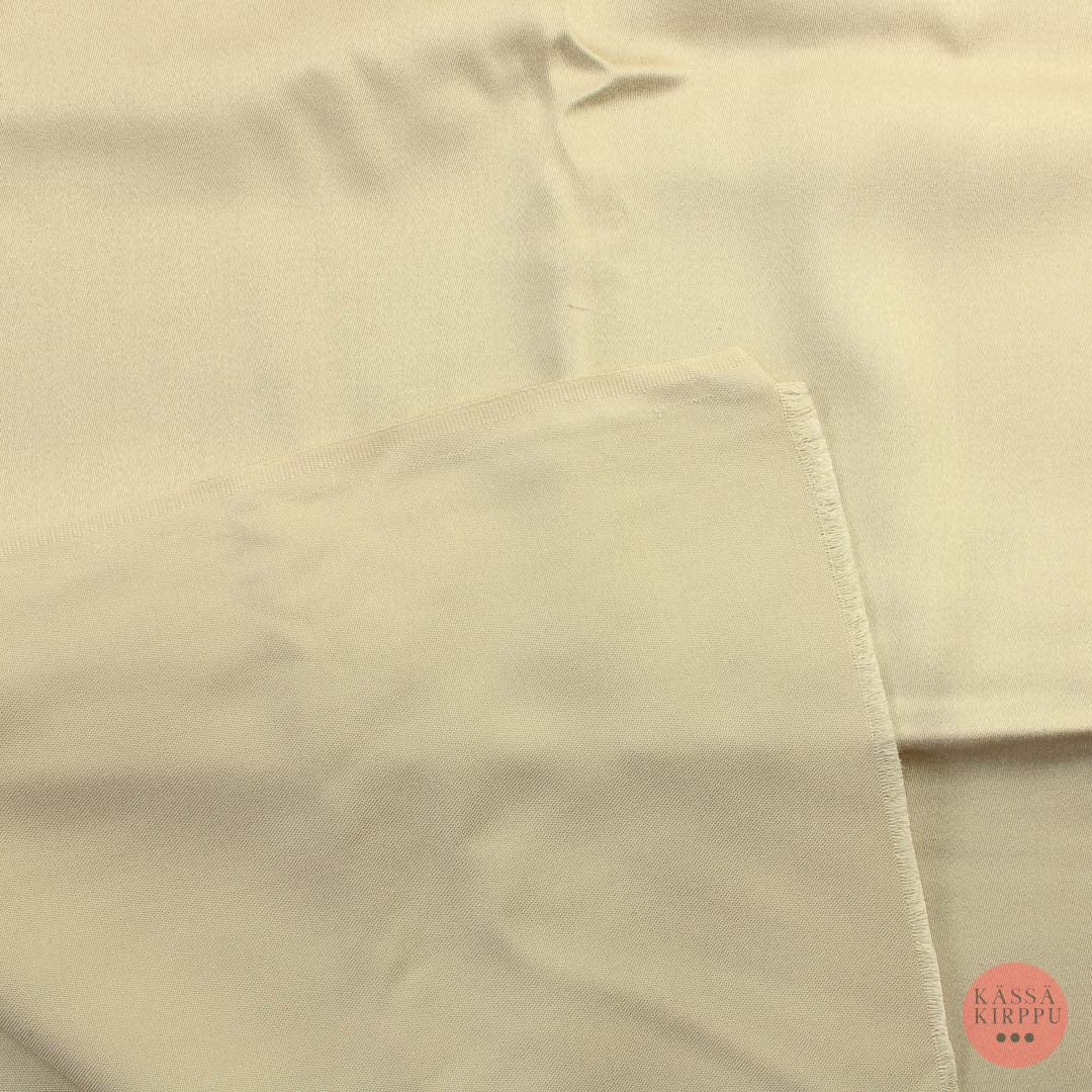 Harmahtava beige Puuvillasekoitesatiini - Pala