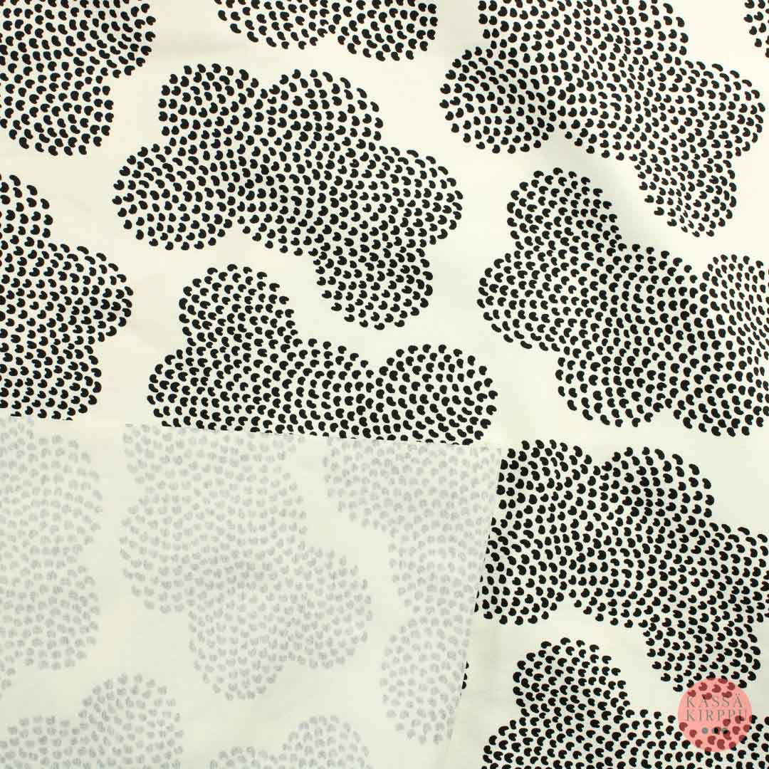 Mustavalkoiset kuviot Trikoo - Pala