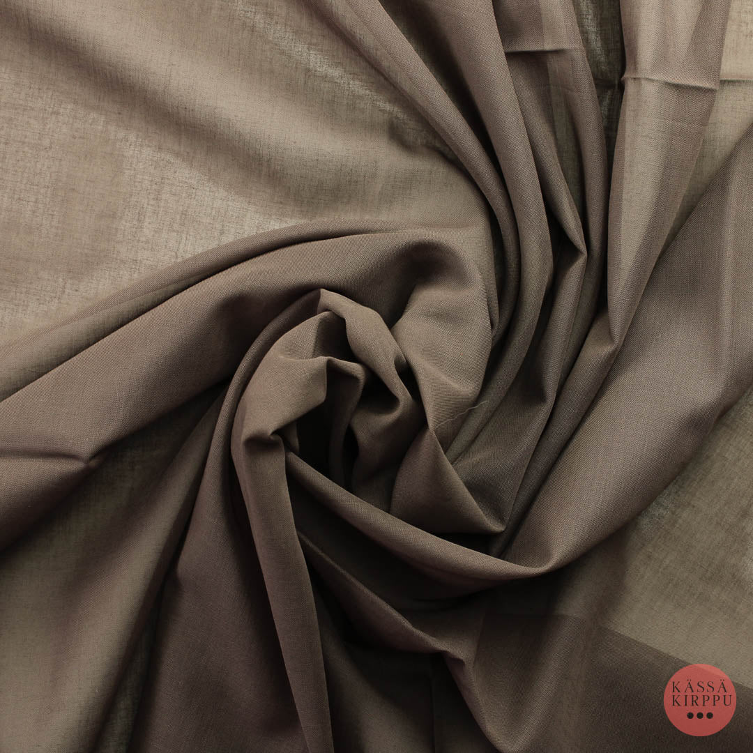 Harmaanruskea ohut Vaatetuskangas - Pala