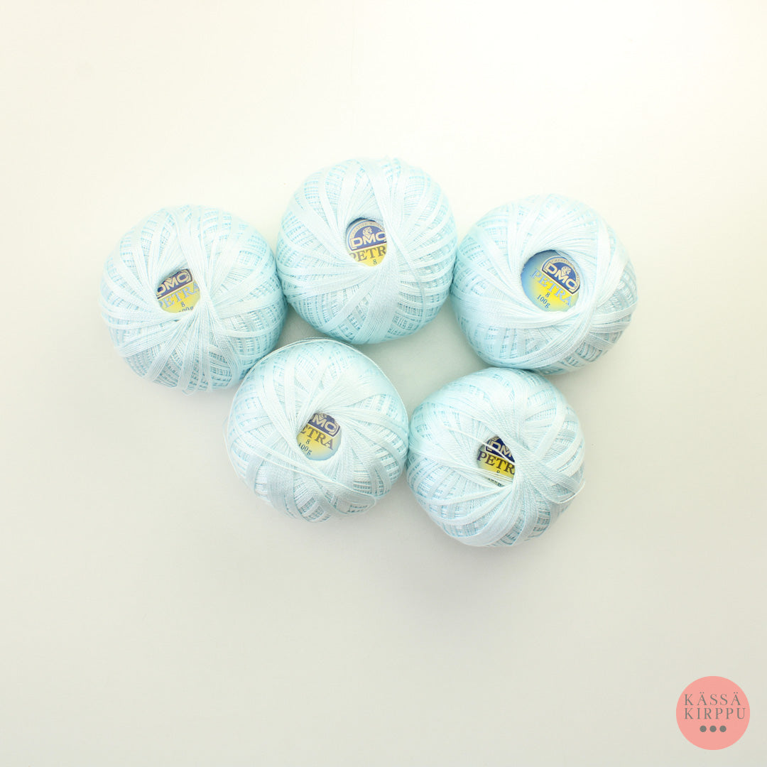 DMC Petra 5 - Vaaleansininen Lankapussi