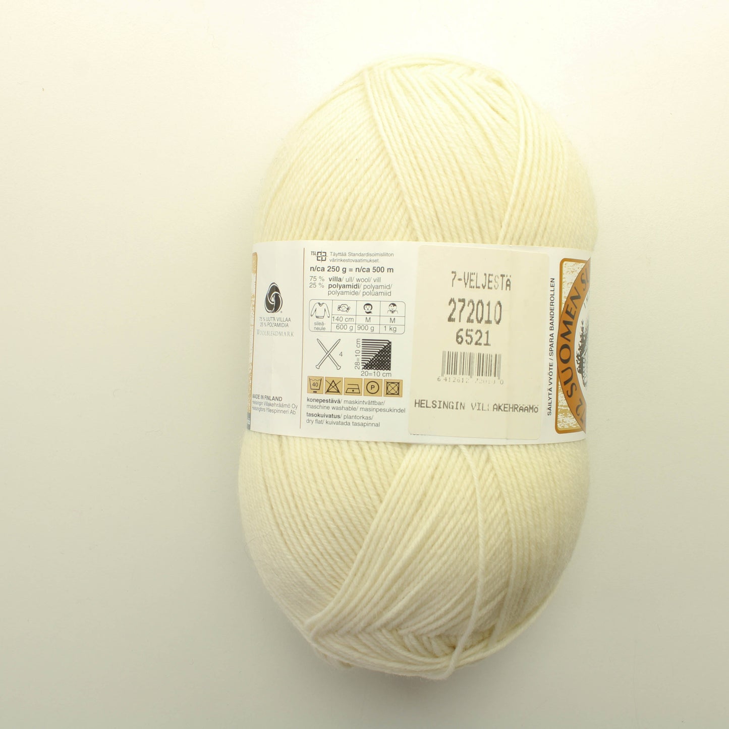 Novita 7 Veljestä 250g - valkoinen