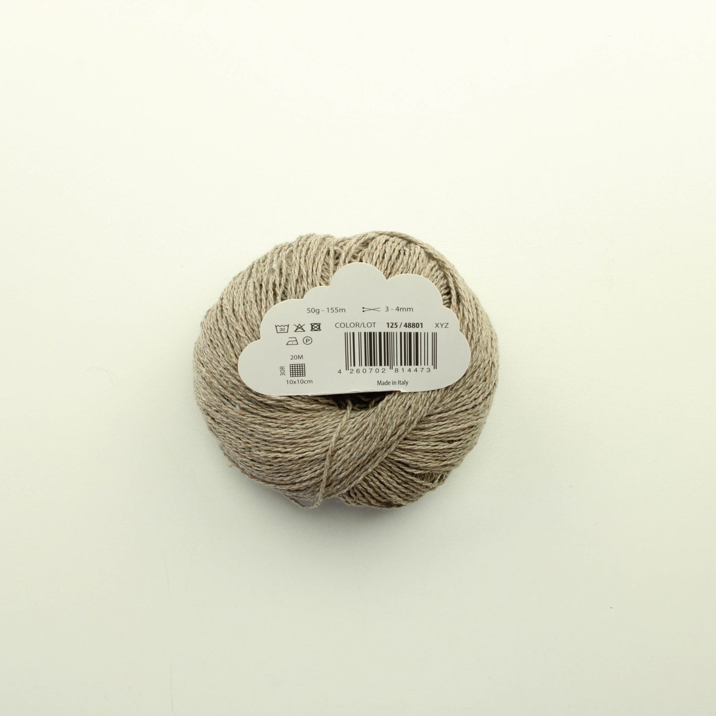 Kremke soul wool reborn denim uni - 125 (50g)