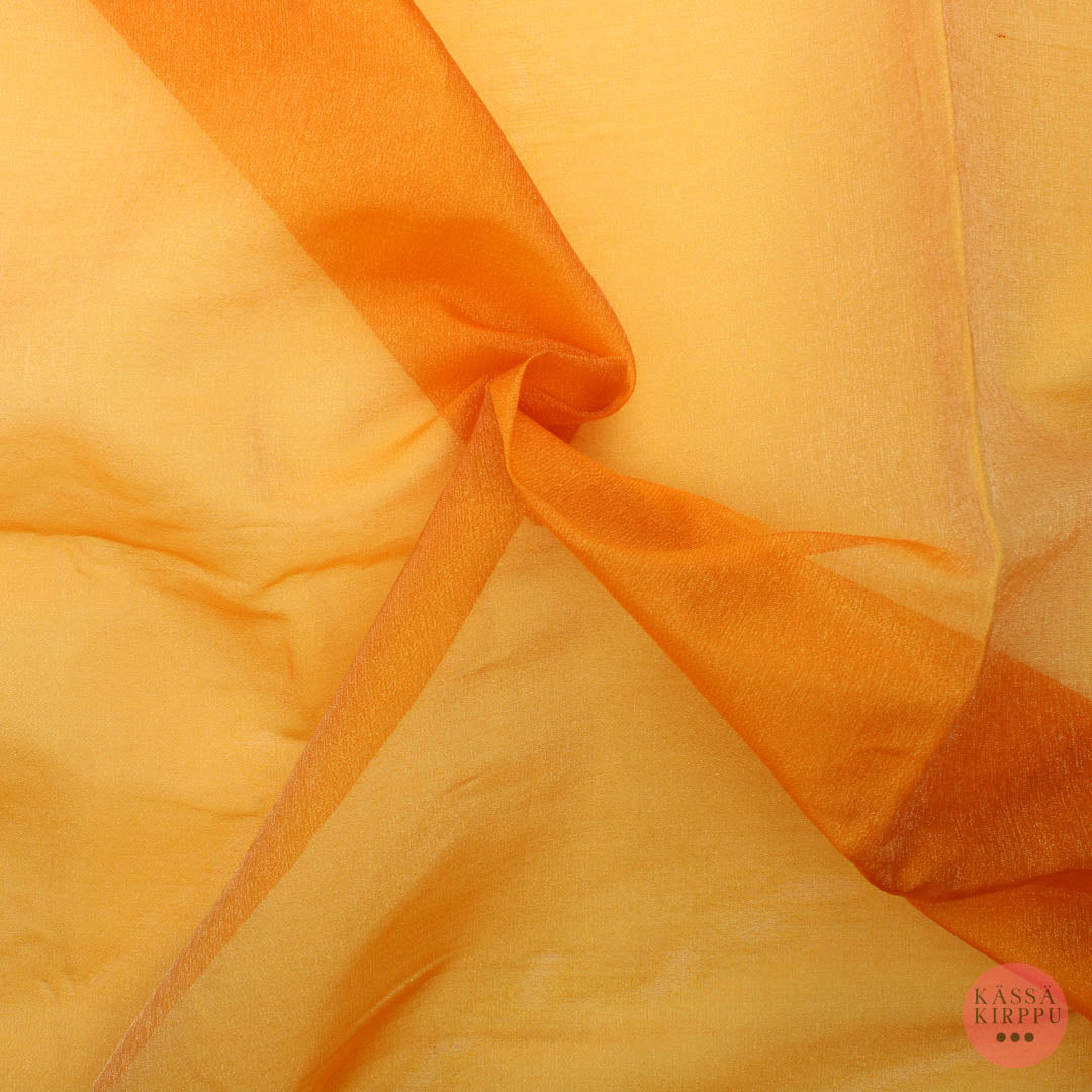 Oranssi kimaltava Verhokangas - Pala